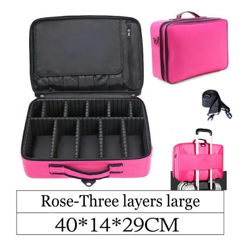 Storage bag 11 QMJHVX, визажист, аксессуары для путешествий, Профессиональная Красота, косметический чехол для косметички, Полуперманентная татуировка, ногти, Многоуровневая - Цвет: Storage bag 11