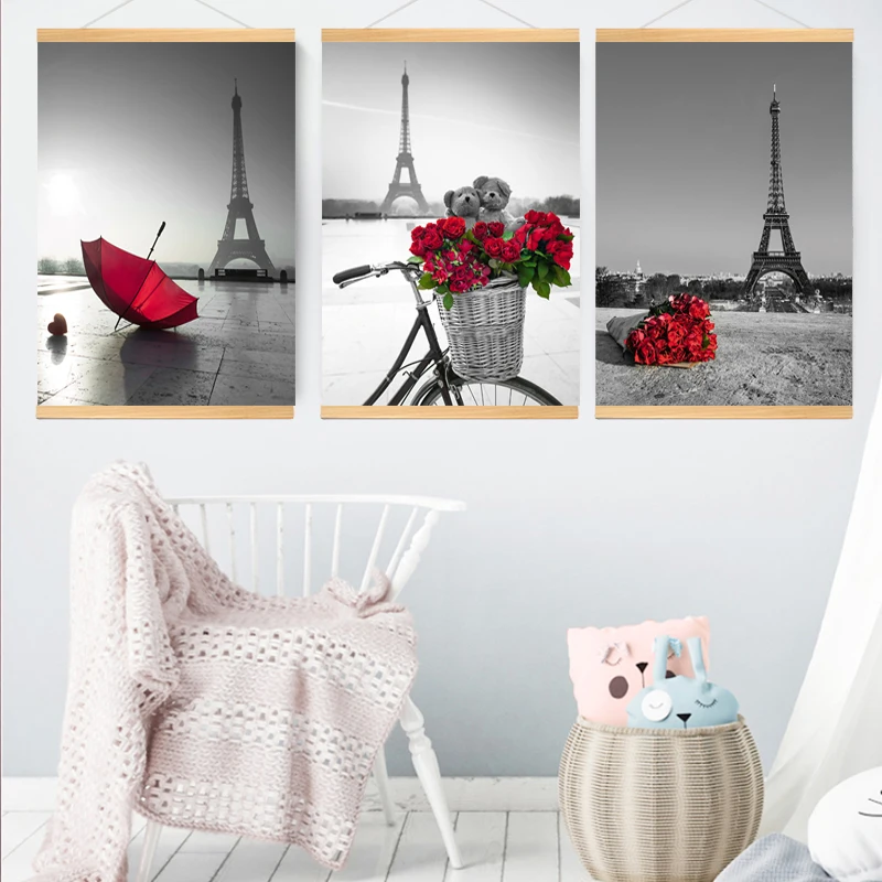 

3pcs/lot Forest Wall Art Canvas Painting Poster Landscape Ocean Pictures for Living Room Painting Live Paintings Decor Home