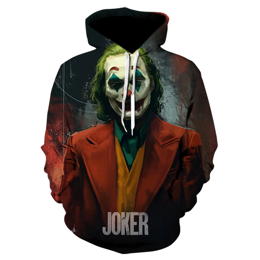 Джокер ИТ хит Ledger костюм Dc Dark Knight клоун 3d толстовки Джокера Мужчины/Женщины