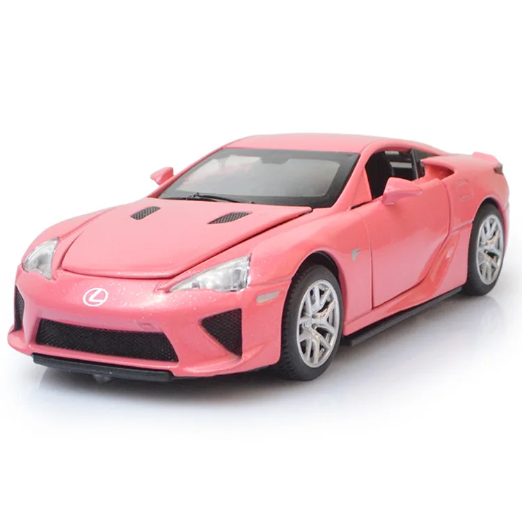 Новинка для Lexus LFA, Супер гоночный автомобиль, модель, игрушечные весы 1:32, модель автомобиля, литой под давлением, автоматический светильник, музыкальная игрушка, автомобиль, детские игрушки для мальчиков