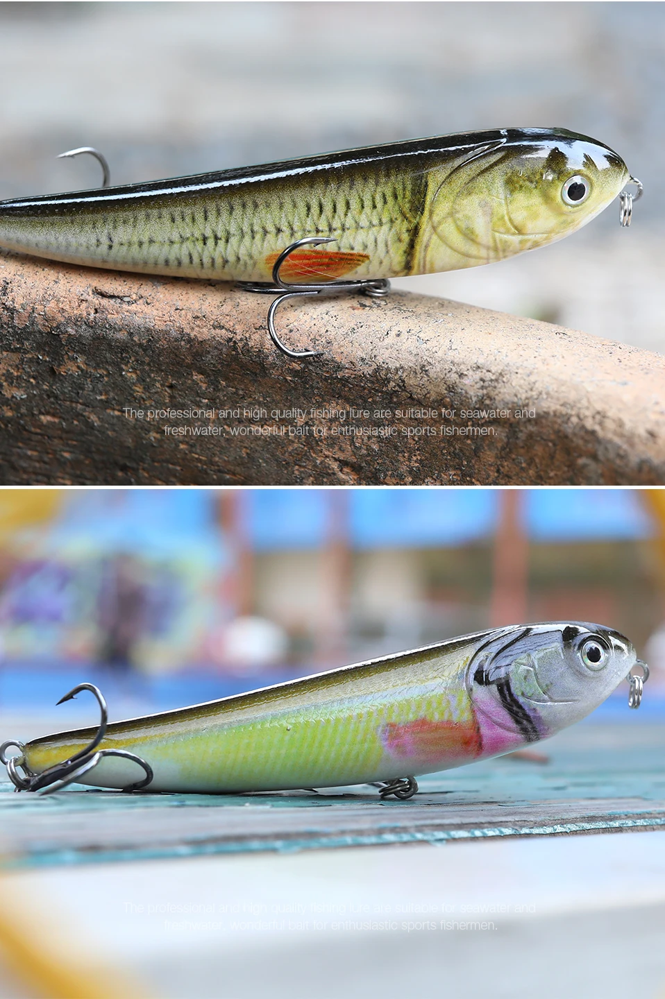 VTAVTA 10 см 16 г Topwater карандаш приманка твердая приманка гольян рыболовные приманки-Воблеры искусственная приманка погремушка кренкбейты Рыбалка на щуку