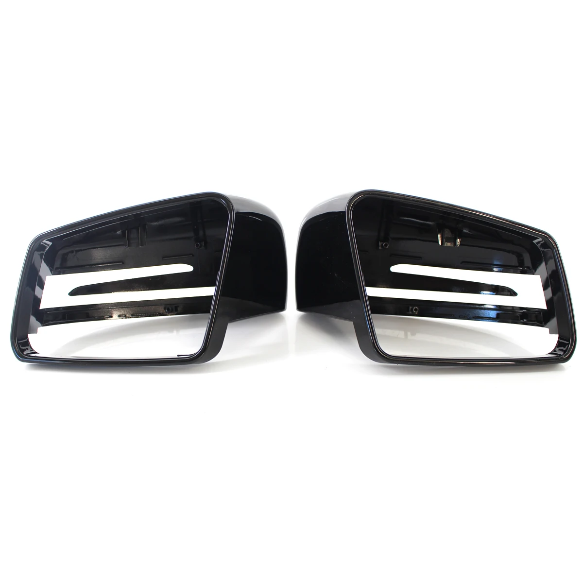 Rear view Mirror Covers For Mercedes-Benz W204 E W212 W176 W246 CLS C218 GLA X156 ABS Carbon Fiber Gloss Black | Автомобили и