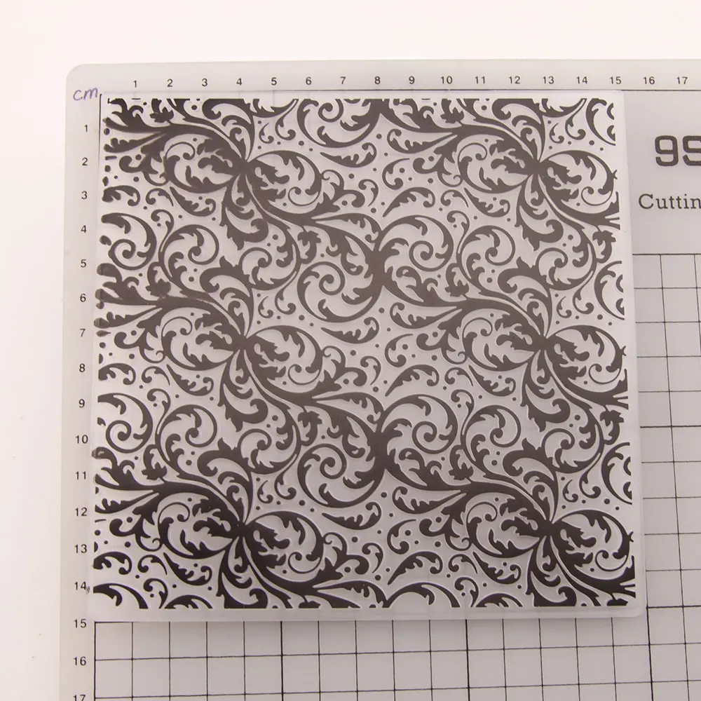 Цветок кружева пластик папки для тиснения самостоятельного изготовления бумаги