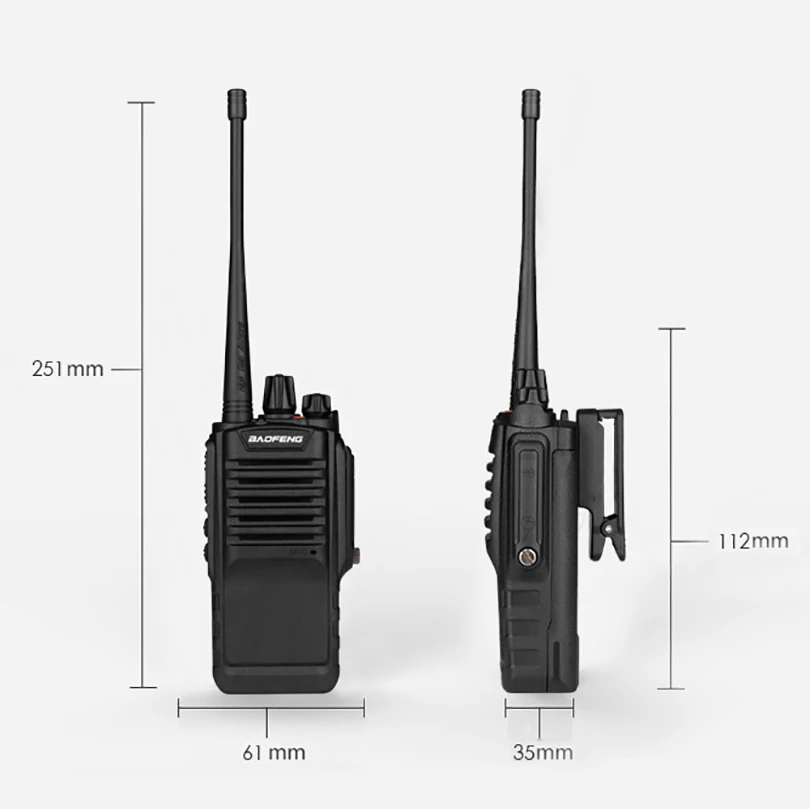 8 Вт Baofeng BF-9700 портативная рация Водонепроницаемый UHF двухстороннее радио Ручной Hf любительский приемопередатчик BF 9700 Ham CB радиостанция PMR