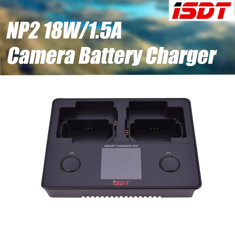 ISDT NP2 18W/1.5A все в одном Камера Батарея Зарядное устройство подходит для NP FZ100 FW50 BX1