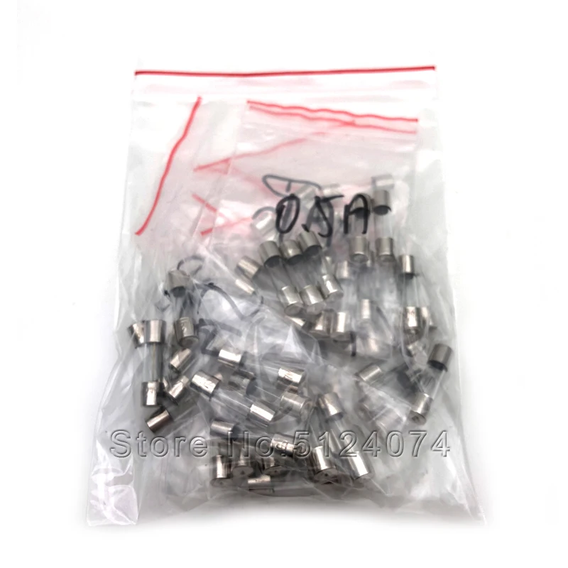 10 kinds *5pcs = 50pcs 6*30MM 0.5A/1A/2A/3A/5A/8A/10A/15A/20A/30A 250V Fuse component bag fuse tube package | Обустройство дома