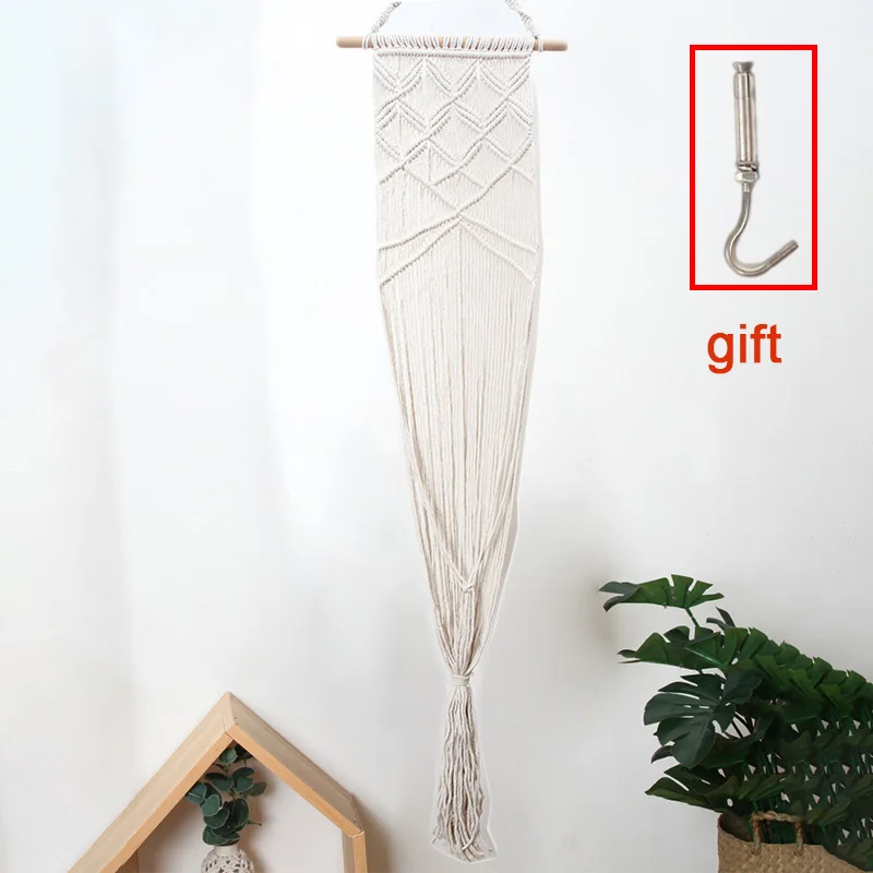 

Hammock Kennel Home Decoration Pet House Cat Hammock Swing Hand-woven Durable Wall Hanging Swing Bed Cat Hanging Basket 2021