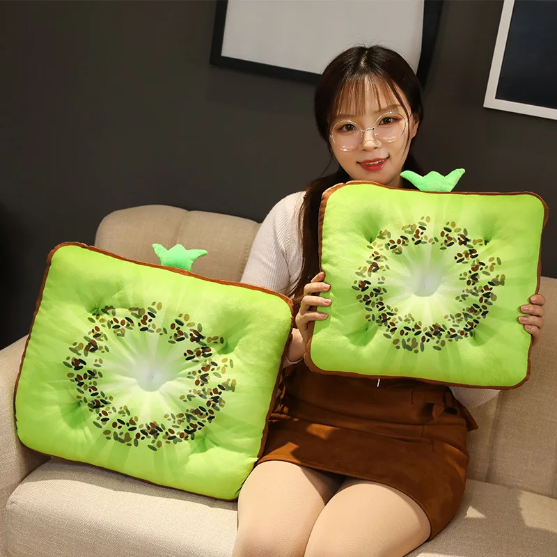 Kawaii Cushion Kiwi apple Grape lemon Simulation Fruits Sushion Plush Cute Toys Stuffed Dolls Pillow for Creative Home Decor | Игрушки и