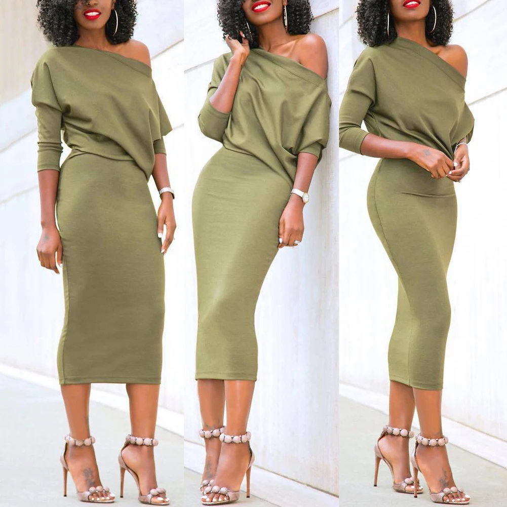 Офисные женские платья для вечеринки сексуальное одноцветное женское