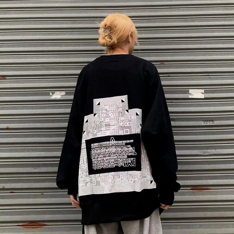 

Толстовка Мужская/Женская с принтом на спине, 100% хлопок