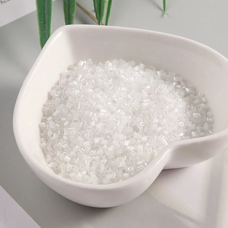 Новый! 2000 шт./пакет 0/15 крем бисерные трубки из чешского стекла Бусины 1 5 мм Мини