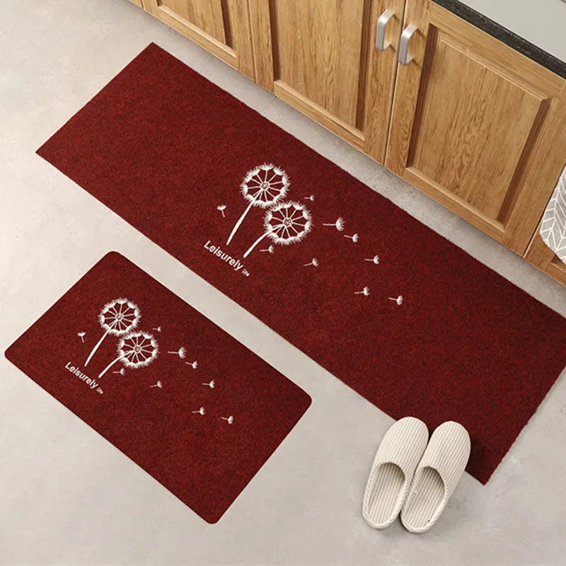 

Entrance Doormat TPR Rubber High Quality Carpets Bathroom Kitchen Non-Slip Welcome Mat Mud-removing Sand-stripping Floor Rugs