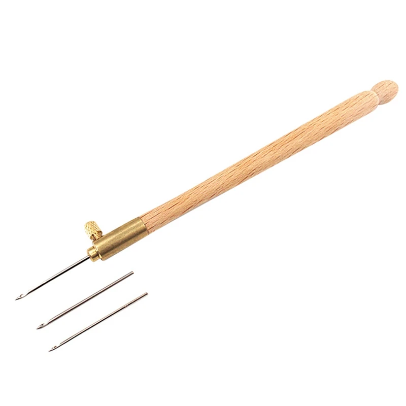 1pc Crochet Hook With 3 Needles Embroidery Tools Glitter Sequins Bead Needle Hooks Beading Tool Kit | Дом и сад