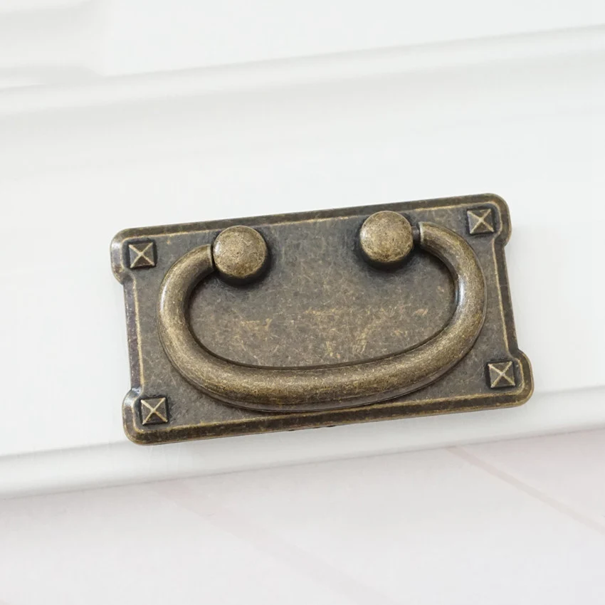 2 &quot3&quot Винтаж комод падение тянет ящик тянуть ручки Черный Кухня для шкафа