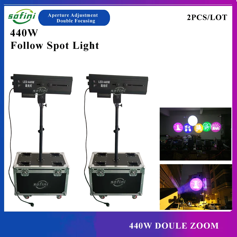 Светодиодный прожсветильник Тор с двойным зумом 440 Вт 2 шт. | Освещение