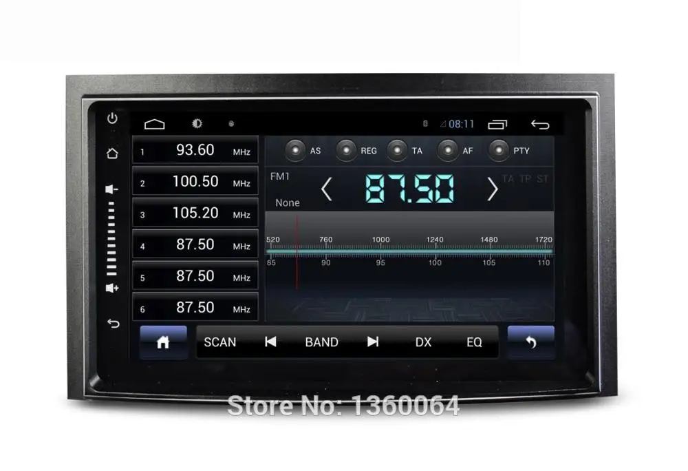 Четырехъядерный 8 дюймовый автомобильный dvd плеер Android 6 0 для Toyota Venza