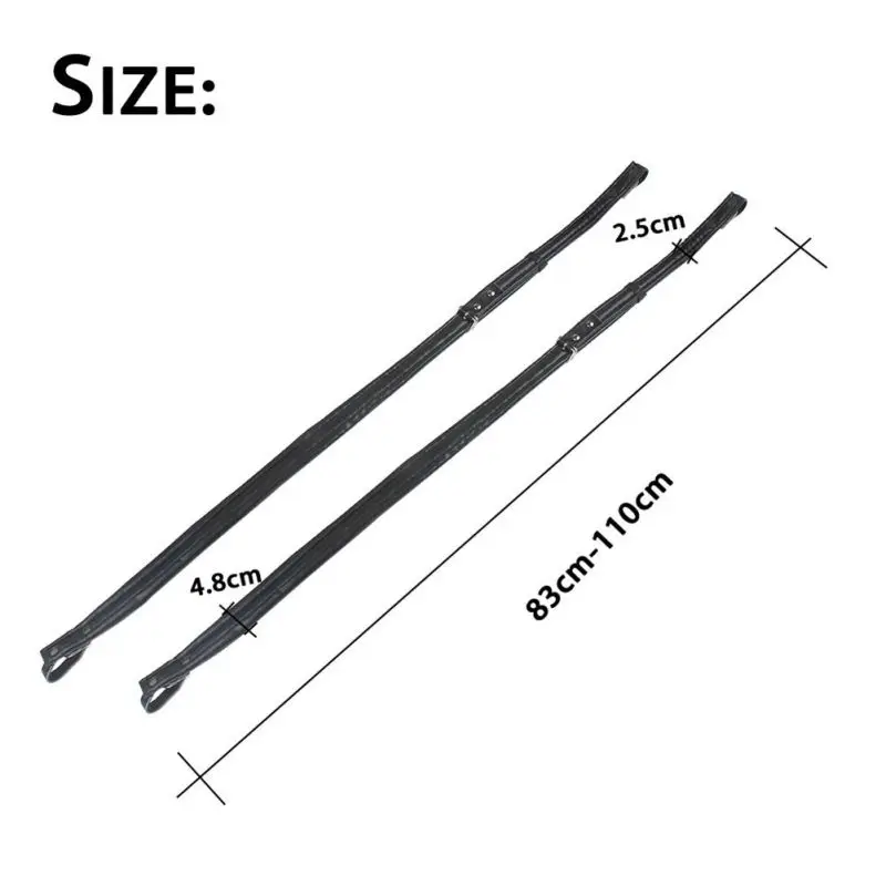One Pair Leather Accordion Shoulder Straps Belt Adjustable Accordion strap for 16/60/96/120 bass accordion universal