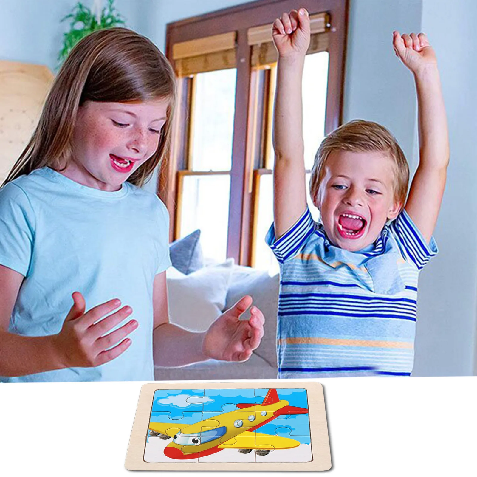 

Wooden 3d Puzzle Tangram Shapes Learning Cartoon Animal Intelligence Puzzle Toys Learning Intelligence Baby Toys Educational#K