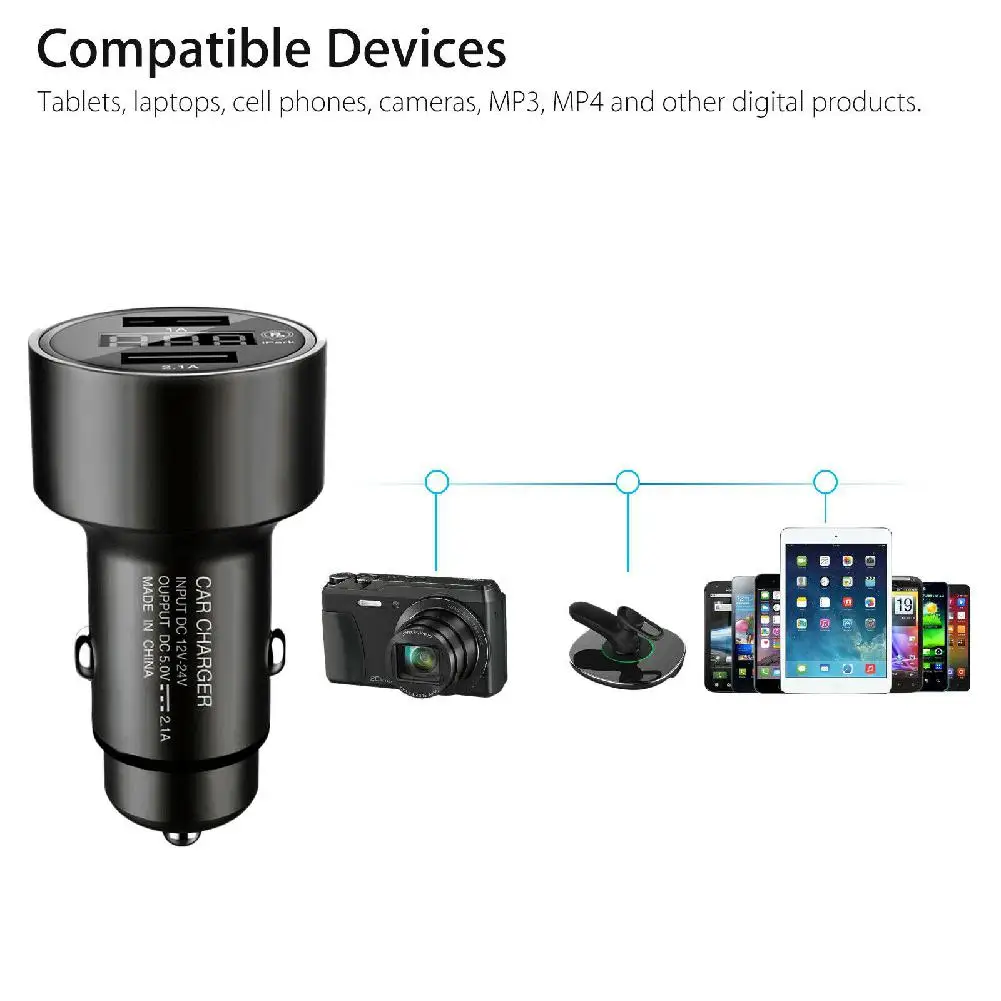 MeterMall Car GPS Tracker Locator Real Time Tracking Device Dual USB 2 in 1 Charger Battery Voltage Detection | Мобильные телефоны