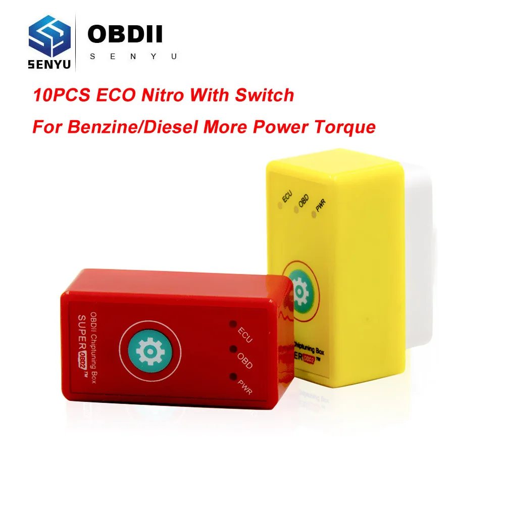 Программатор Nitro obd2 ECO для бензиновых/дизельных автомобилей инструмент