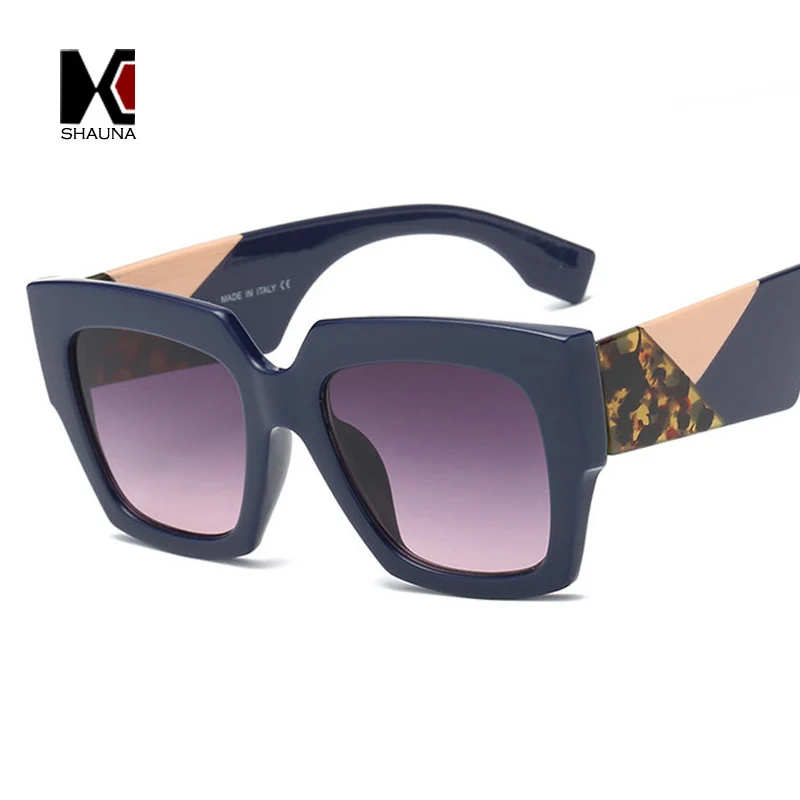 Женские квадратные солнцезащитные очки модные мужские смешанных цветов с