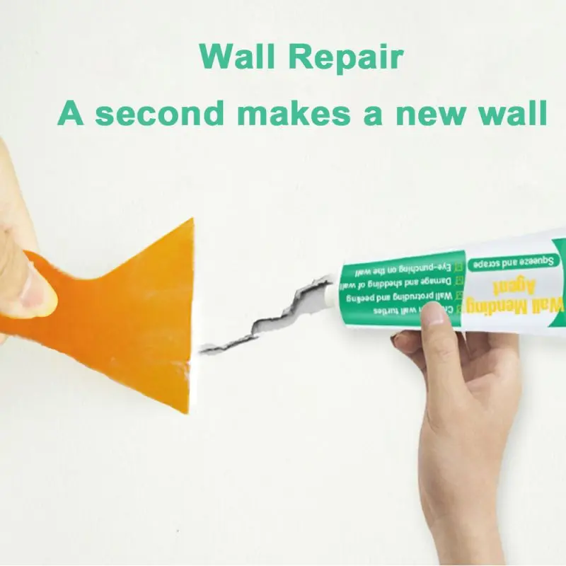 

30g Wall Repair Cream Wall Mending Agent Wall Crack Nail Repair Agent Walls Peeling Graffiti Gap Repair paste With scraper