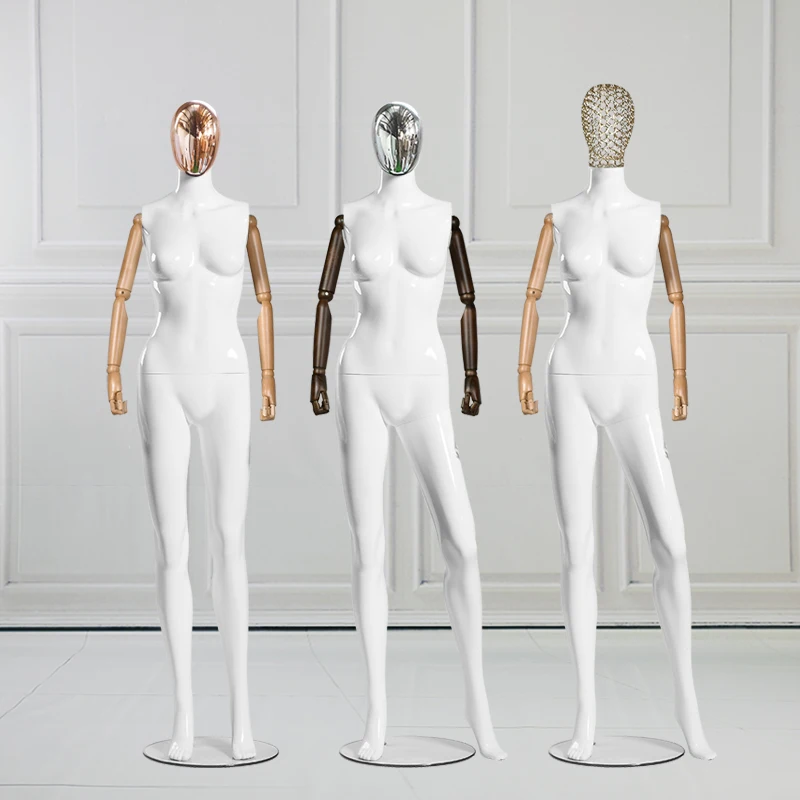 

Best Quality Female Mannequin With Movable Arms Flexible Model Customized