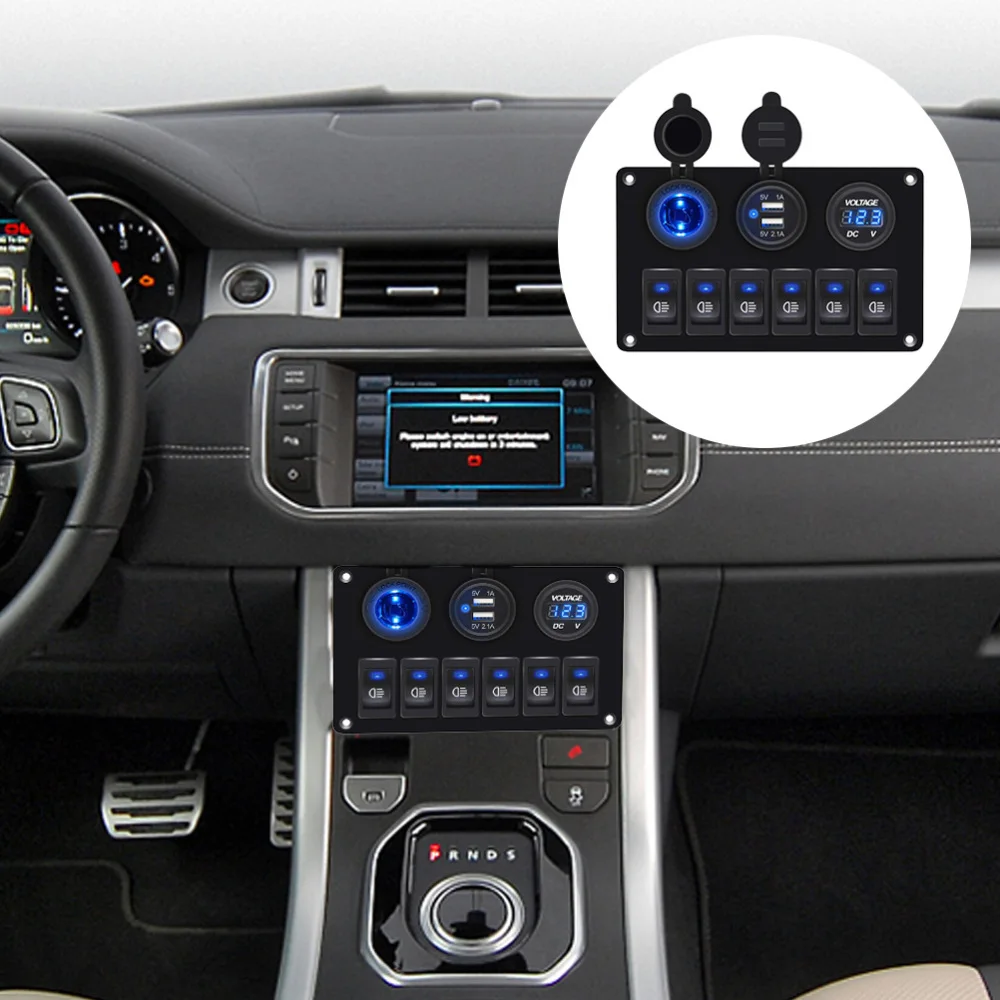 

1pc Delicate Rocker Switch Useful Rocker Switch Panel Premium Car Switch Panel