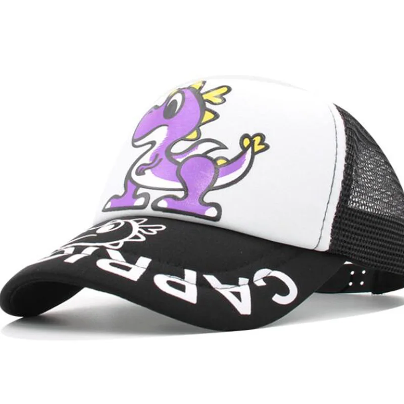 

YOYOCORN New Children's hat cartoon mesh baseball caps baby boys and girls summer shade breathable cap kids sun protection hats
