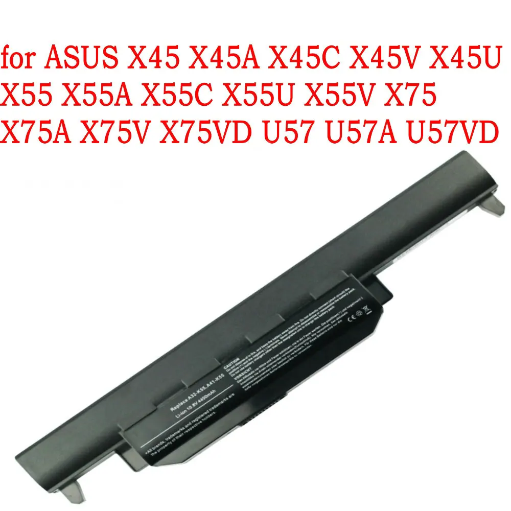 Высокое качество A32-K55 Аккумулятор для ноутбука ASUS X45 X45A X45C X45V X45U X55 X55A X55C X55U X55V X75 X75A