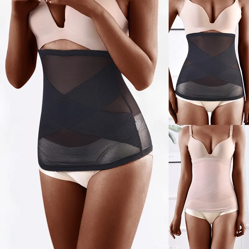 

New Slimming Shaper Belt Breathable Women Waist Cincher Girdle Body Shapewear Corset Belts Ultra Thin Belly Seamless Shapers