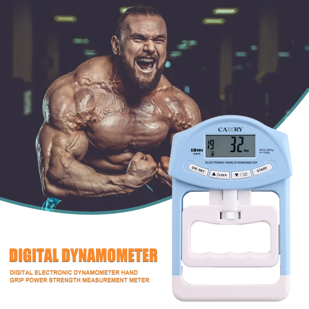 

Adjustable Digital Electronic Dynamometer Physical Muscle Training Hand Grip Power Strength Measurement Meter Fitness Equipment
