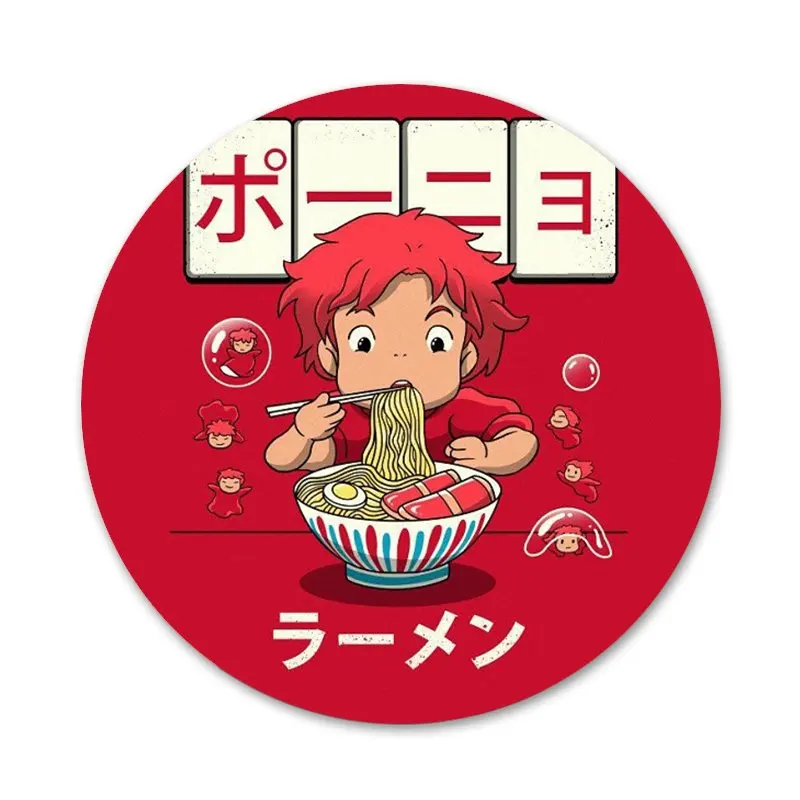 Japan Great Ramen Sea Wave Icons Pins Badge Decoration Brooches Metal Badges For Clothes Backpack | Дом и сад