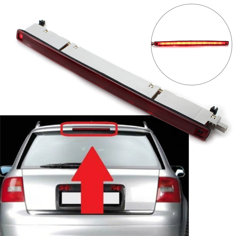 

Car LED Third 3rd Brake Light For Audi A6 Avant 1998 1999 2000 2001 2002 2003 2004 2005 4B9945097A ABS Plastic