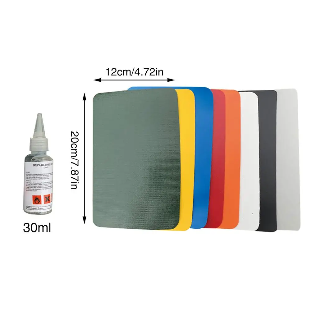 Набор для ремонта проколов из ПВХ 4 шт. набор клеевых накладок кожаного 30 мл каноэ