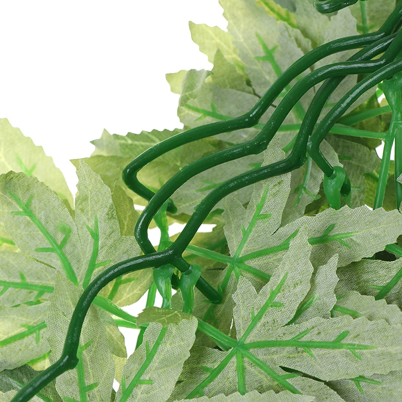 Искусственные лозы для растений настенная имитация ротанга листья ветви зеленое