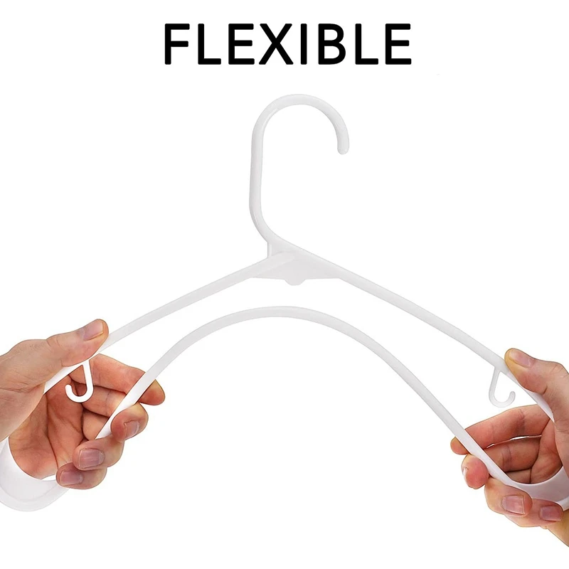 

Hangers White Plastic Hanger Plastic Hanger Suitable for Daily Use Hanger White 60 Pieces Per Package
