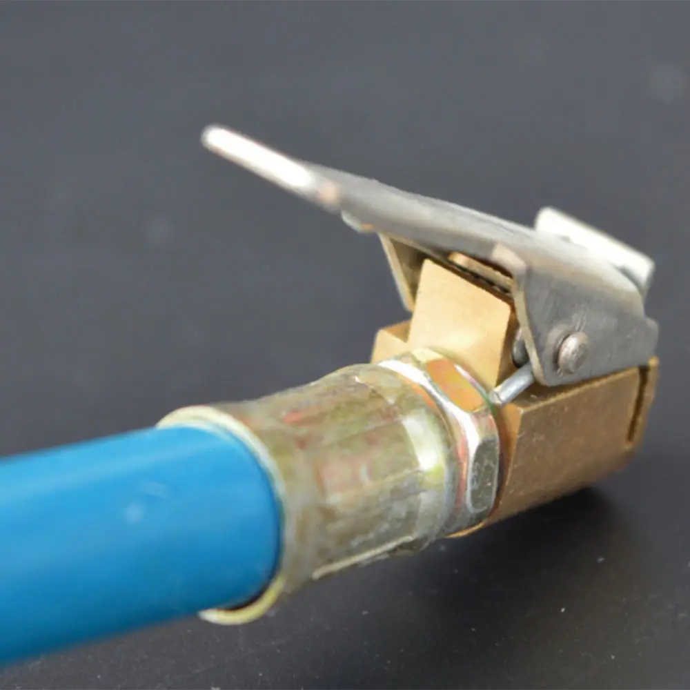 Велосипед автомобиль воздушный резиновый шланг медный зажим патрон для