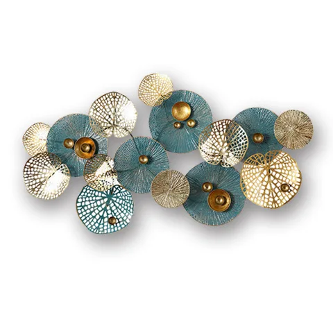 

French simple 3D wall decoration ancient nordic decoration home iron wall hanging sofa background pendant room decor