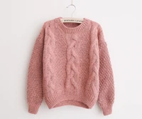 women sweaters warm pullover and jumpers crewneck mohair pullover twist pull jumpers autumn 2020 knitted sweaters christmas