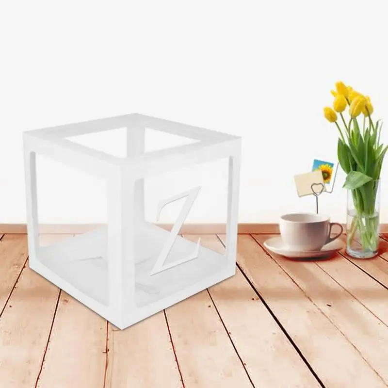 Прозрачные подарочные коробки с надписью A Z Cube детские украшения для вечеринки в