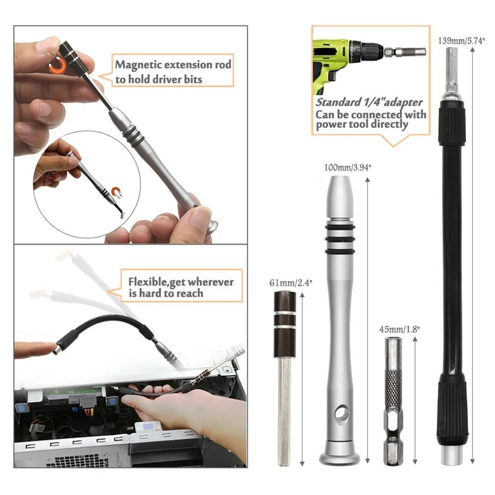 60 в 1 Набор Магнитных отверток электронный прецизионный Torx многофункциональные