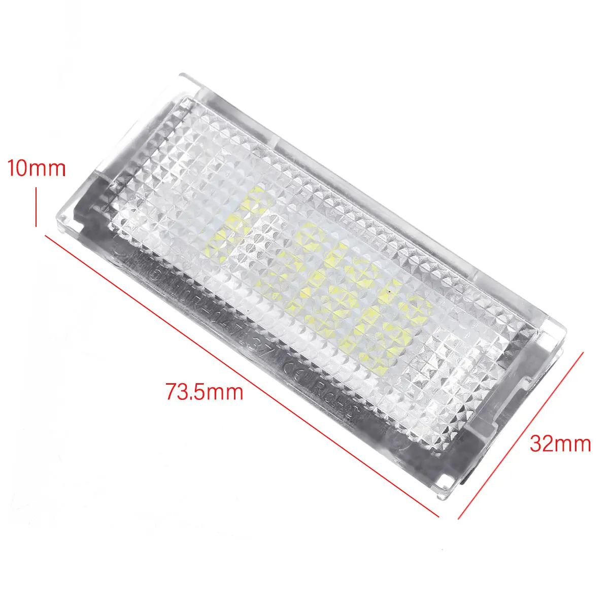 

2pcs LED Number License Plate Light Lamp For BMW E46 325i 328i 318 320 2D M3 Facelift 3 Series