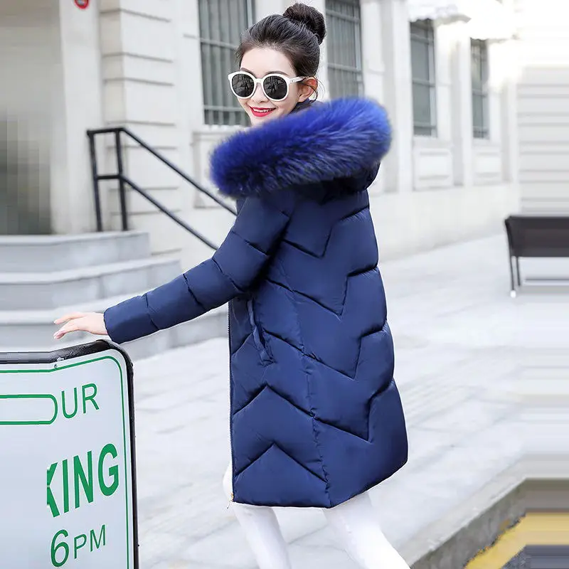Big Fur Winter down Parka cotton jacket 2019 Winter Jacket Women thick Snow Wear Winter Coat Lady Clothing Female Jacket Parkas