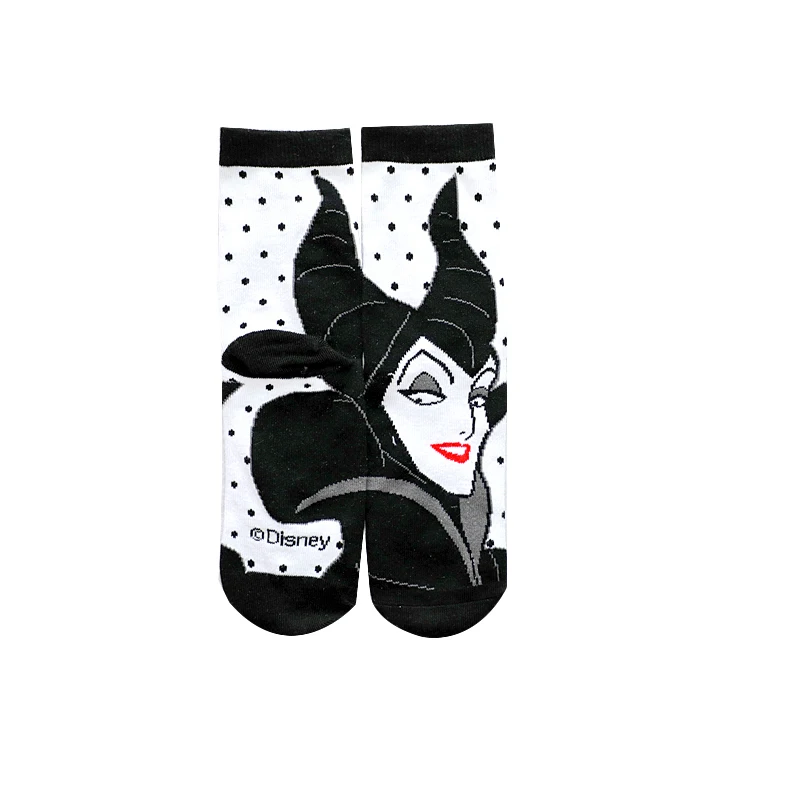 Хорошее качество Осень зима новые Maleficent детские носки забавные ведьмы