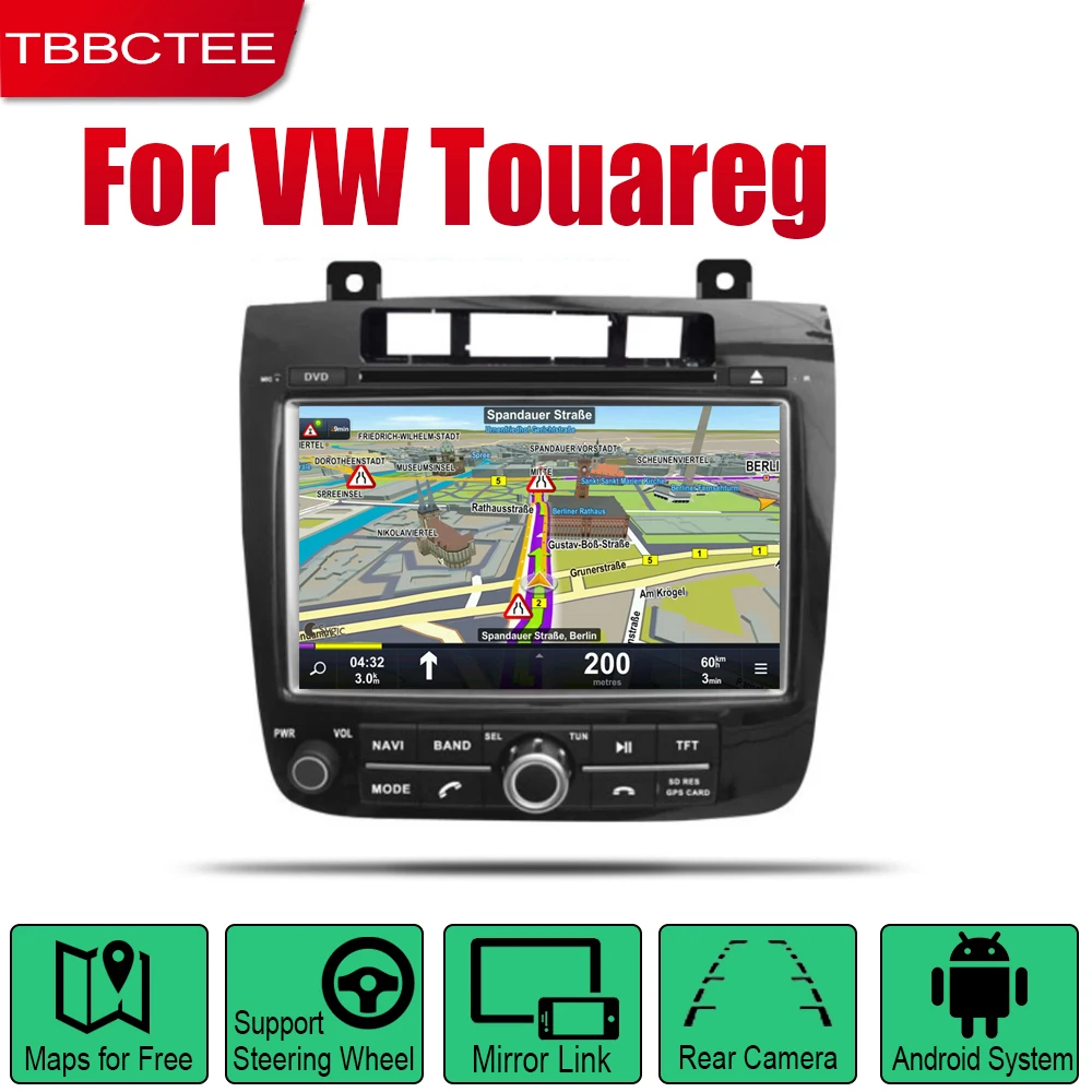 TBBCTEE автомобильный dvd-плеер gps навигация для Volkswagen Touareg 2010~ автомобильное мультимедиа андроид экран системы радио стерео
