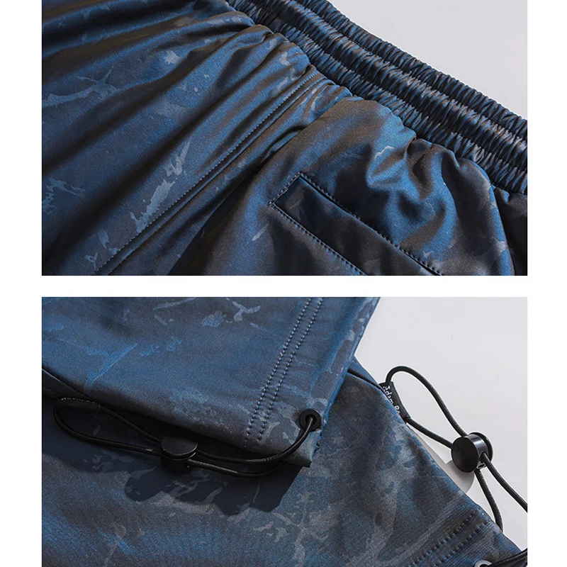 

11 BYBB'S DARK Blue Tactics Joggers Men Cargo Pants Discolor Sweatpants Streetwear Male 2020 Fashion Trousers Big Pocket BB203