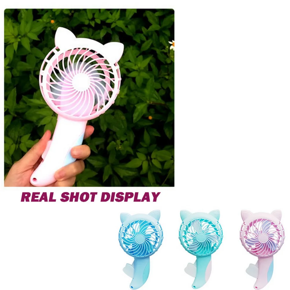 Ручной вентилятор для дома без батареи мини электрический Usb карманные