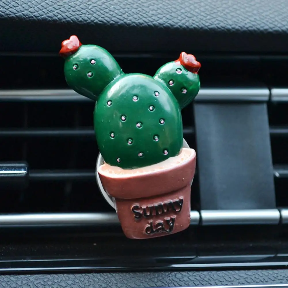 

Creative 3D Simulation Plant Auto Air Conditioner Outlet Decoration Perfume Clip Air Freshener Car Tuyere Fragrance Car Ornament