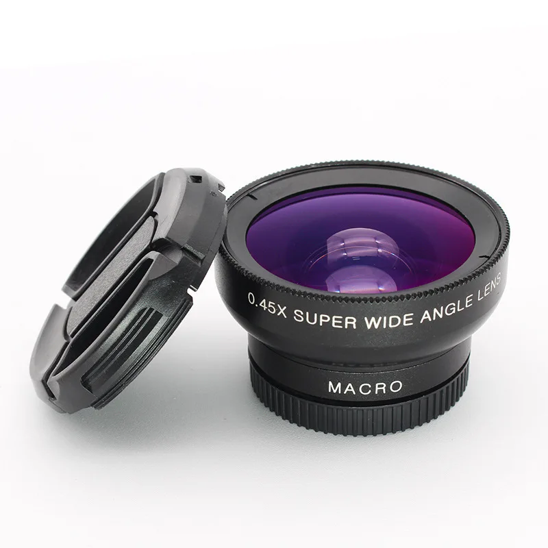 Camera Lens for IPhone Samsung Huawei Universal HD 0.45X Wide Angle Len & 12.5X Macro Mobile Phone |